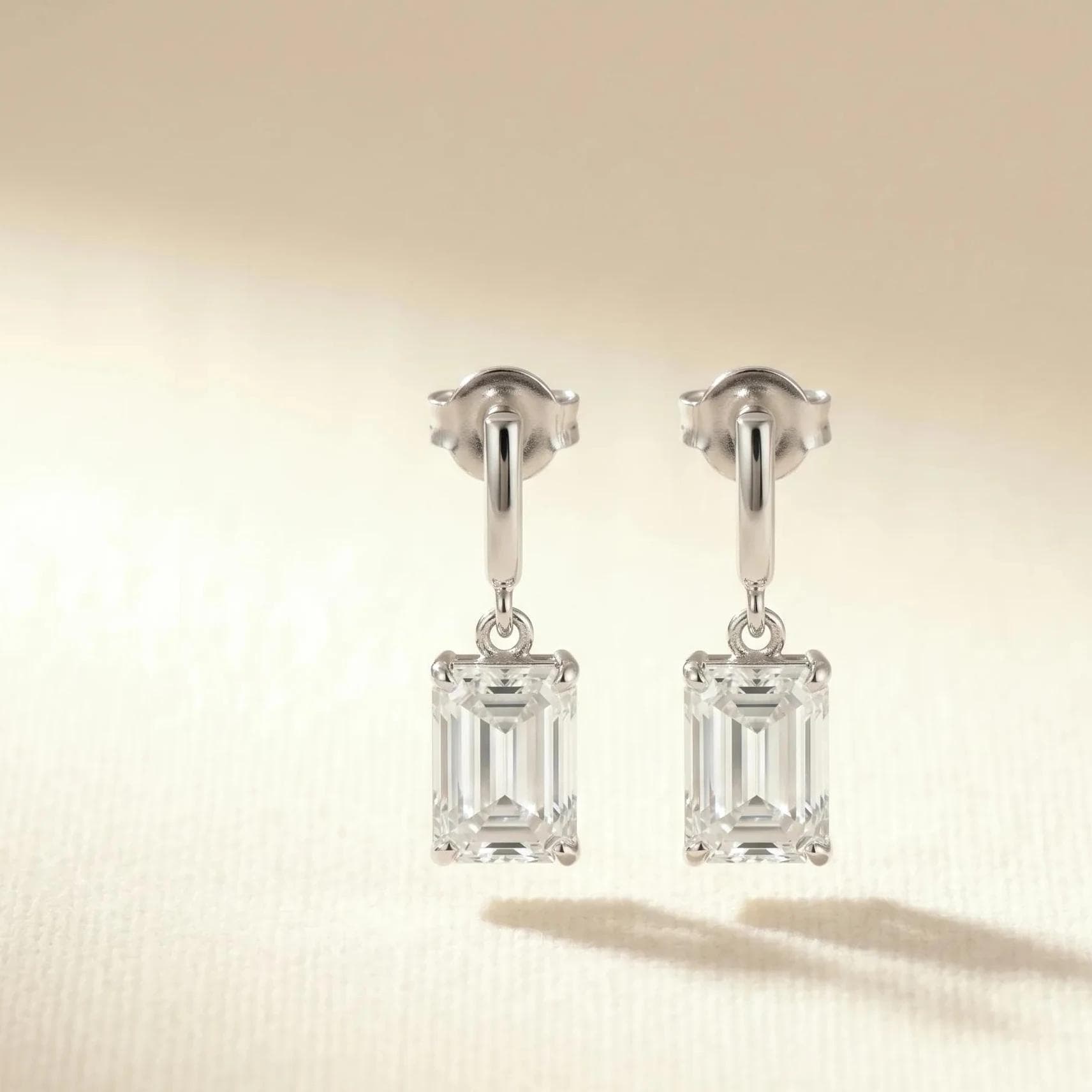 Emerald Cut Drop