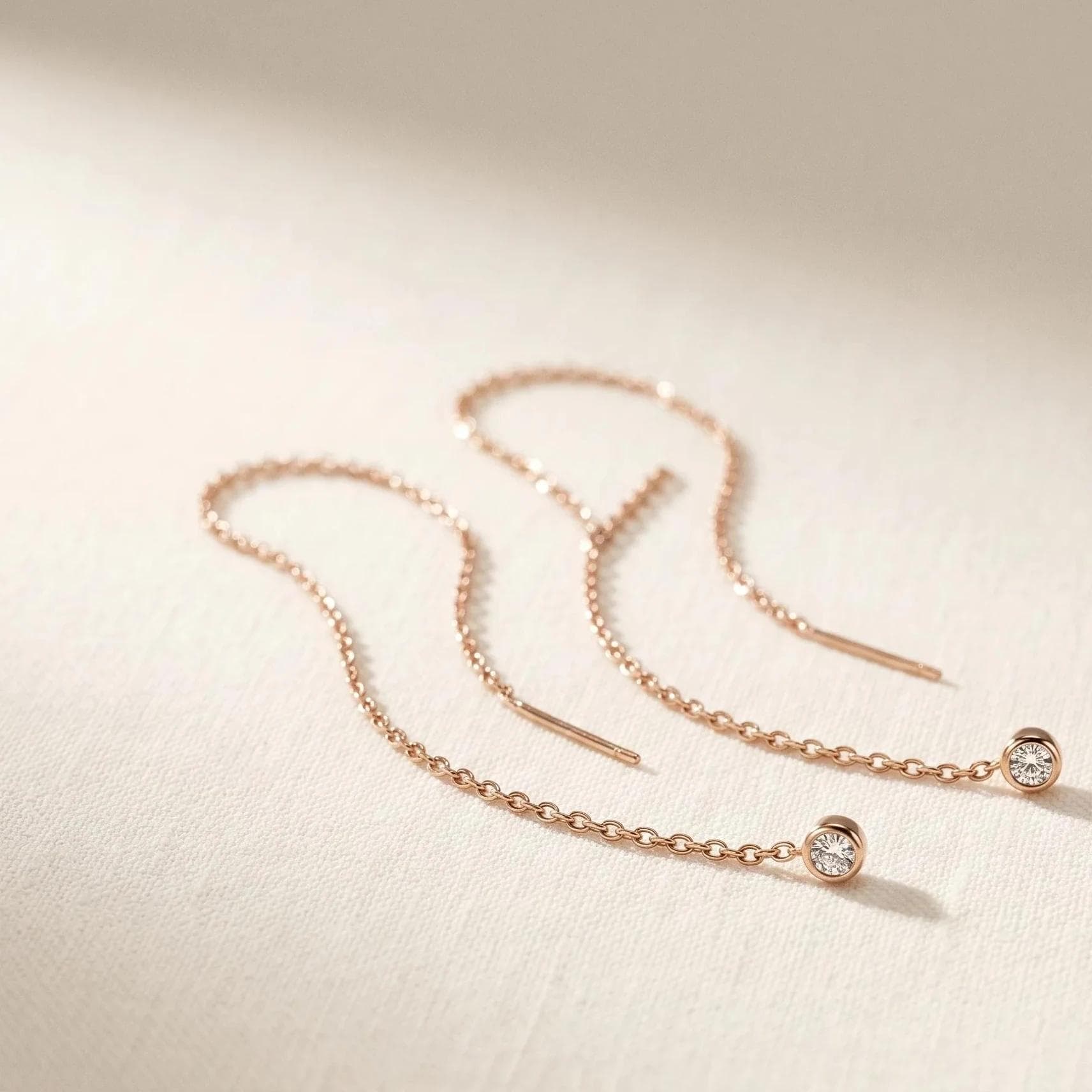Diamond Threader Earrings